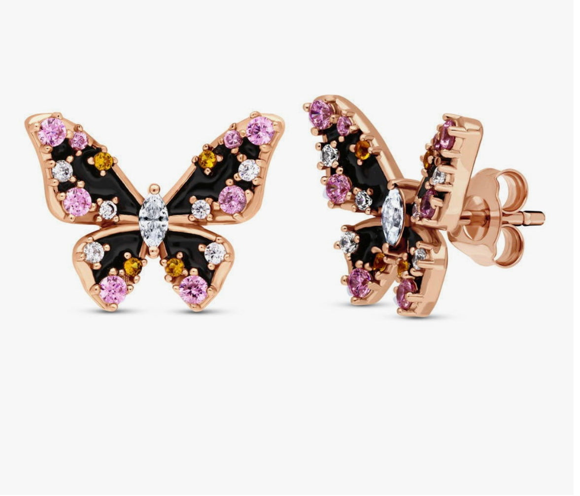 Jeweled butterfly set